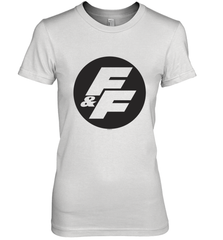 Fast & Furious Negative Space Circle Logo Women's Premium T-Shirt Women's Premium T-Shirt - globaltrendtees