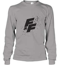 Fast & Furious Paint Splatter Bold Logo Youth Long Sleeve T-Shirt