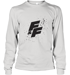 Fast & Furious Paint Splatter Bold Logo Youth Long Sleeve T-Shirt