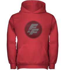 Fast & Furious Shuttered Logo Youth Hooded Sweatshirt Youth Hooded Sweatshirt - globaltrendtees