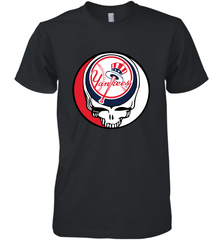 New York Yankees Grateful Dead Baseball Steal Your Face MLB Men's Premium T-Shirt Men's Premium T-Shirt - globaltrendtees