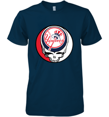 New York Yankees Grateful Dead Baseball Steal Your Face MLB Men's Premium T-Shirt Men's Premium T-Shirt - globaltrendtees