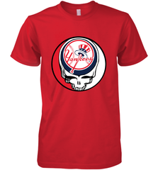 New York Yankees Grateful Dead Baseball Steal Your Face MLB Men's Premium T-Shirt Men's Premium T-Shirt - globaltrendtees
