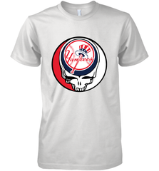 New York Yankees Grateful Dead Baseball Steal Your Face MLB Men's Premium T-Shirt Men's Premium T-Shirt - globaltrendtees