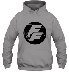 Fast and Furious Distressed Circle Logo Hooded Sweatshirt