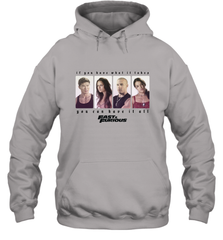 Fast & Furious You Can Have It All Group Shot Panels Black Hooded Sweatshirt Hooded Sweatshirt - globaltrendtees