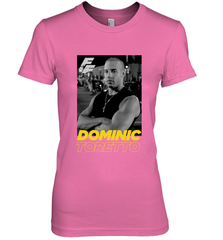Fast & Furious Dominic Toretto Dom Portrait Logo Women's Premium T-Shirt Women's Premium T-Shirt - globaltrendtees