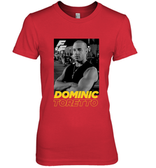 Fast & Furious Dominic Toretto Dom Portrait Logo Women's Premium T-Shirt Women's Premium T-Shirt - globaltrendtees