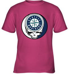 Seattle Mariners Grateful Dead Baseball Steal Your Face MLB Youth T-Shirt Youth T-Shirt - globaltrendtees