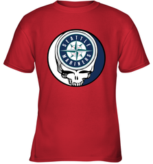 Seattle Mariners Grateful Dead Baseball Steal Your Face MLB Youth T-Shirt Youth T-Shirt - globaltrendtees