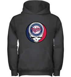 Minnesota Twins Grateful Dead Baseball Steal Your Face MLB Youth Hooded Sweatshirt