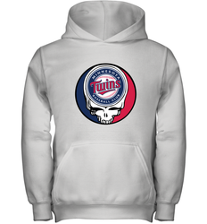 Minnesota Twins Grateful Dead Baseball Steal Your Face MLB Youth Hooded Sweatshirt