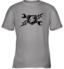 Fast & Furious Racing Shield Motif Youth T-Shirt Youth T-Shirt - globaltrendtees