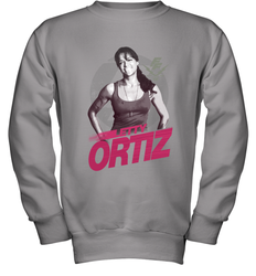 Fast & Furious Letty Ortiz Smiling Portrait Youth Crewneck Sweatshirt