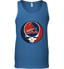 St Louis Cardinals Grateful Dead Baseball Steal Your Face MLB Men's Tank Top Men's Tank Top - globaltrendtees