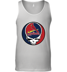 St Louis Cardinals Grateful Dead Baseball Steal Your Face MLB Men's Tank Top Men's Tank Top - globaltrendtees