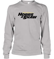 Fast & Furious Hobbs & Shaw Yellow And Black Movie Logo Long Sleeve T-Shirt Long Sleeve T-Shirt - globaltrendtees