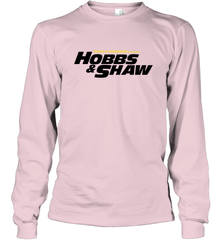 Fast & Furious Hobbs & Shaw Yellow And Black Movie Logo Long Sleeve T-Shirt Long Sleeve T-Shirt - globaltrendtees