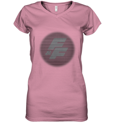 Fast & Furious Shuttered Logo Women's V-Neck T-Shirt Women's V-Neck T-Shirt - globaltrendtees