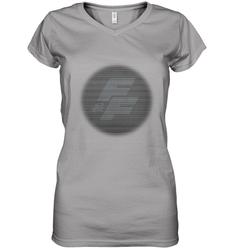 Fast & Furious Shuttered Logo Women's V-Neck T-Shirt