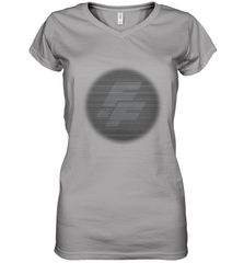 Fast & Furious Shuttered Logo Women's V-Neck T-Shirt Women's V-Neck T-Shirt - globaltrendtees