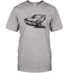 Fast & Furious Dom's Charger with Engine Men's T-Shirt Men's T-Shirt - globaltrendtees