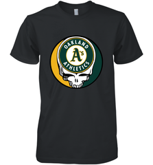 Oakland Athletics Grateful Dead Baseball Steal Your Face MLB Men's Premium T-Shirt Men's Premium T-Shirt - globaltrendtees