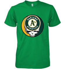 Oakland Athletics Grateful Dead Baseball Steal Your Face MLB Men's Premium T-Shirt Men's Premium T-Shirt - globaltrendtees