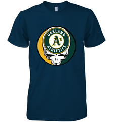 Oakland Athletics Grateful Dead Baseball Steal Your Face MLB Men's Premium T-Shirt Men's Premium T-Shirt - globaltrendtees