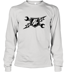 Fast & Furious Racing Shield Motif Youth Long Sleeve T-Shirt