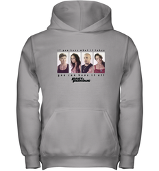 Fast & Furious You Can Have It All Group Shot Panels Black Youth Hooded Sweatshirt