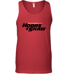 Fast & Furious Hobbs & Shaw Yellow And Black Movie Logo Men's Tank Top Men's Tank Top - globaltrendtees