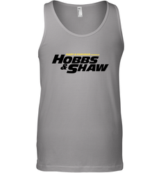 Fast & Furious Hobbs & Shaw Yellow And Black Movie Logo Men's Tank Top