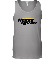 Fast & Furious Hobbs & Shaw Yellow And Black Movie Logo Men's Tank Top Men's Tank Top - globaltrendtees