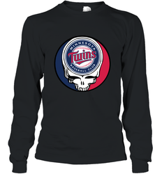 Minnesota Twins Grateful Dead Baseball Steal Your Face MLB Long Sleeve T-Shirt