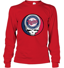Minnesota Twins Grateful Dead Baseball Steal Your Face MLB Long Sleeve T-Shirt Long Sleeve T-Shirt - globaltrendtees