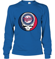 Minnesota Twins Grateful Dead Baseball Steal Your Face MLB Long Sleeve T-Shirt Long Sleeve T-Shirt - globaltrendtees