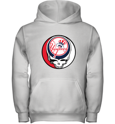 New York Yankees Grateful Dead Baseball Steal Your Face MLB Youth Hooded Sweatshirt