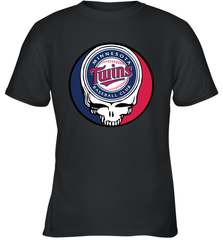 Minnesota Twins Grateful Dead Baseball Steal Your Face MLB Youth T-Shirt Youth T-Shirt - globaltrendtees