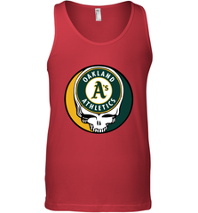 Oakland Athletics Grateful Dead Baseball Steal Your Face MLB Men's Tank Top Men's Tank Top - globaltrendtees