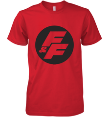 Fast & Furious Negative Space Circle Logo Men's Premium T-Shirt Men's Premium T-Shirt - globaltrendtees