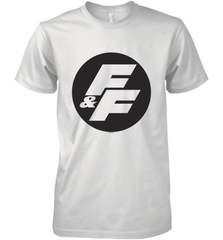 Fast & Furious Negative Space Circle Logo Men's Premium T-Shirt Men's Premium T-Shirt - globaltrendtees