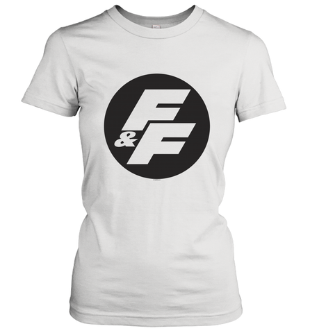 Fast & Furious Negative Space Circle Logo Women's T-Shirt Women's T-Shirt / White / S Women's T-Shirt - globaltrendtees