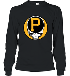 Pittsburgh Pirates Grateful Dead Baseball Steal Your Face MLB Long Sleeve T-Shirt