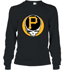 Pittsburgh Pirates Grateful Dead Baseball Steal Your Face MLB Long Sleeve T-Shirt Long Sleeve T-Shirt - globaltrendtees