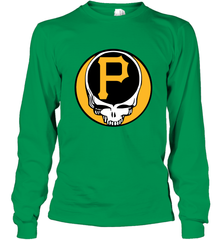 Pittsburgh Pirates Grateful Dead Baseball Steal Your Face MLB Long Sleeve T-Shirt Long Sleeve T-Shirt - globaltrendtees