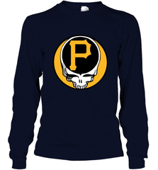 Pittsburgh Pirates Grateful Dead Baseball Steal Your Face MLB Long Sleeve T-Shirt Long Sleeve T-Shirt - globaltrendtees