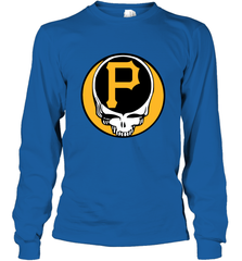 Pittsburgh Pirates Grateful Dead Baseball Steal Your Face MLB Long Sleeve T-Shirt Long Sleeve T-Shirt - globaltrendtees
