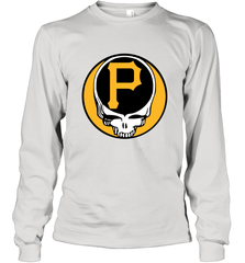 Pittsburgh Pirates Grateful Dead Baseball Steal Your Face MLB Long Sleeve T-Shirt Long Sleeve T-Shirt - globaltrendtees