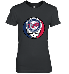 Minnesota Twins Grateful Dead Baseball Steal Your Face MLB Women's Premium T-Shirt